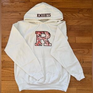 White Rutgers Custom Hoodie